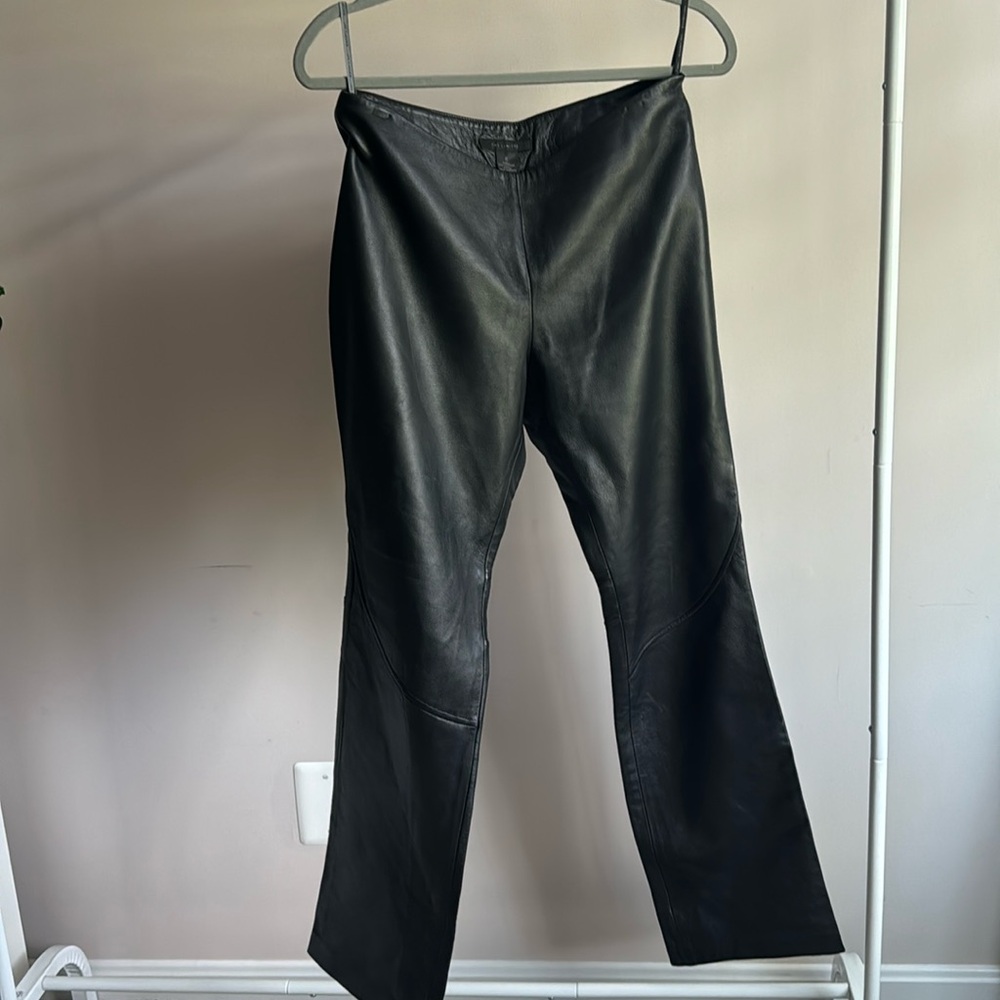 The Limited 100% leather pants.